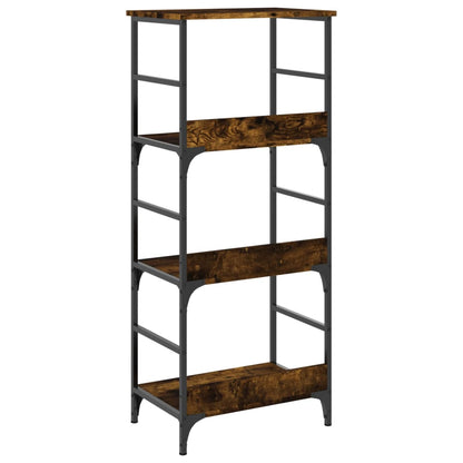 Libreria Rovere Fumo 50x33x117,5 cm in Legno Multistrato | homemem39