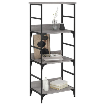 Libreria Grigio Sonoma 50x33x117,5 cm in Legno Multistrato | homemem39