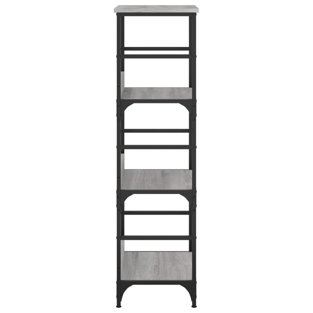 Libreria Grigio Sonoma 50x33x117,5 cm in Legno Multistrato | homemem39