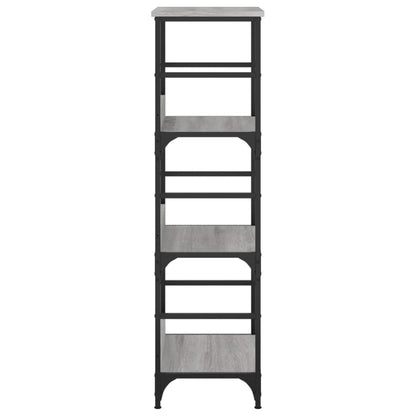 Libreria Grigio Sonoma 50x33x117,5 cm in Legno Multistrato | homemem39