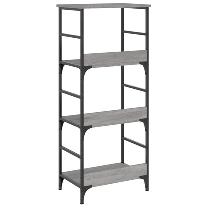 Libreria Grigio Sonoma 50x33x117,5 cm in Legno Multistrato | homemem39
