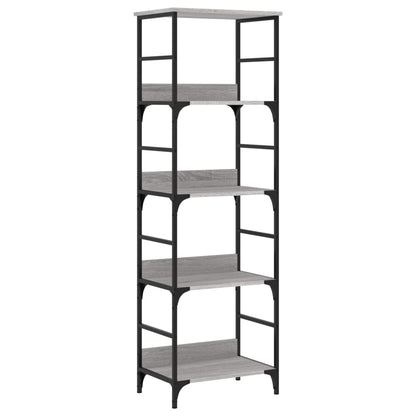 Libreria Grigio Sonoma 50x33x153 cm in Legno Multistrato | homemem39