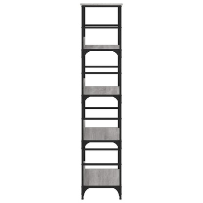 Libreria Grigio Sonoma 50x33x153 cm in Legno Multistrato | homemem39