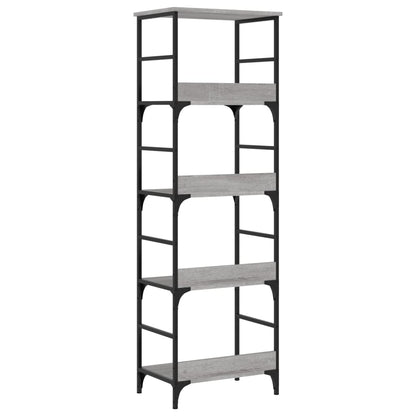 Libreria Grigio Sonoma 50x33x153 cm in Legno Multistrato | homemem39