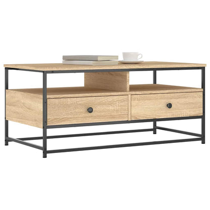 Tavolino da Salotto Rovere Sonoma 100x51x45cm Legno Multistrato | homemem39
