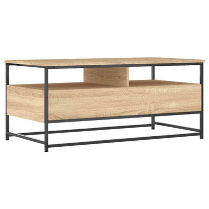 Tavolino da Salotto Rovere Sonoma 100x51x45cm Legno Multistrato | homemem39