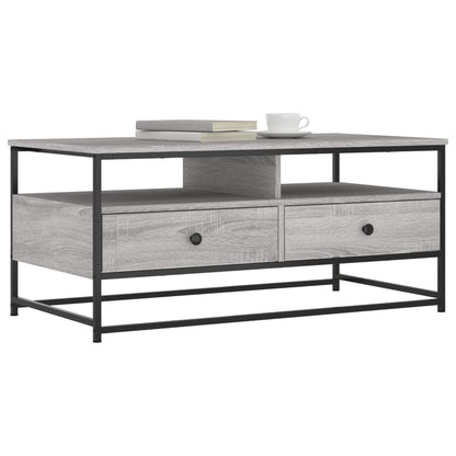 Tavolino da Salotto Grigio Sonoma 100x51x45cm Legno Multistrato | homemem39