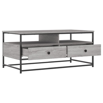Tavolino da Salotto Grigio Sonoma 100x51x45cm Legno Multistrato | homemem39