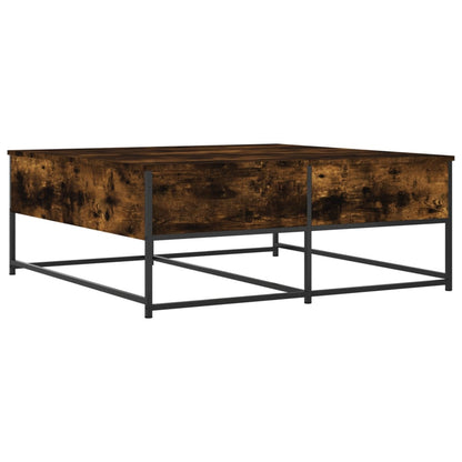 Tavolino da Salotto Rovere Fumo 100x99x40 cm Legno Multistrato | homemem39