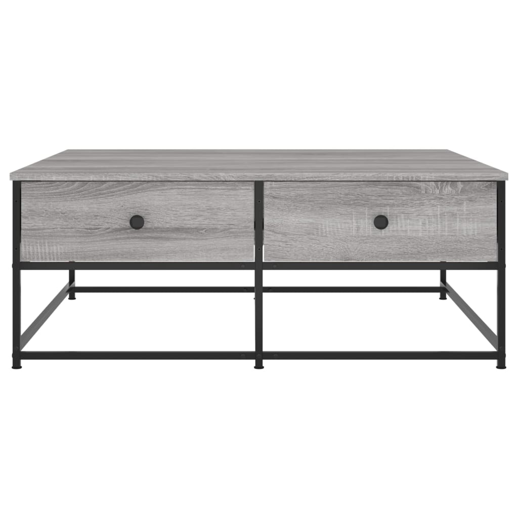 Tavolino da Salotto Grigio Sonoma 100x99x40cm Legno Multistrato | homemem39