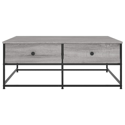 Tavolino da Salotto Grigio Sonoma 100x99x40cm Legno Multistrato | homemem39