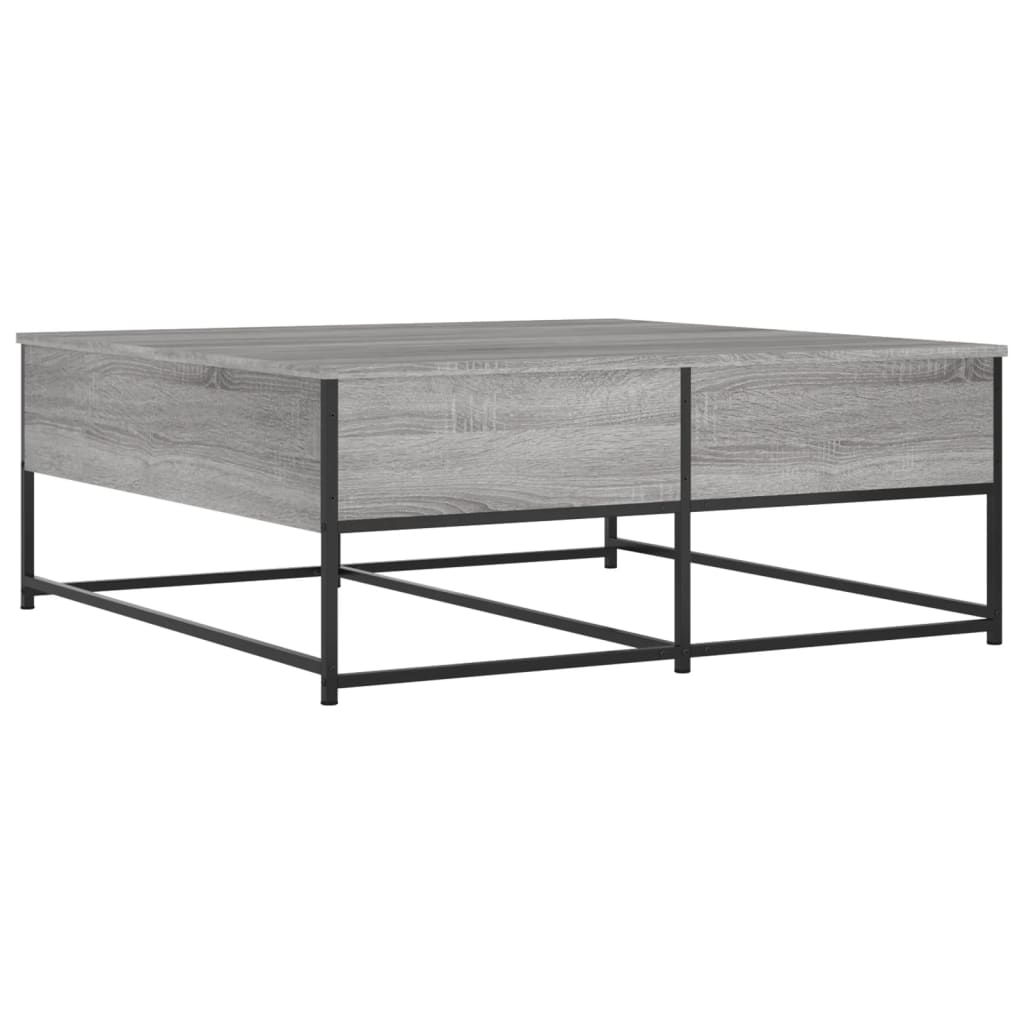 Tavolino da Salotto Grigio Sonoma 100x99x40cm Legno Multistrato | homemem39