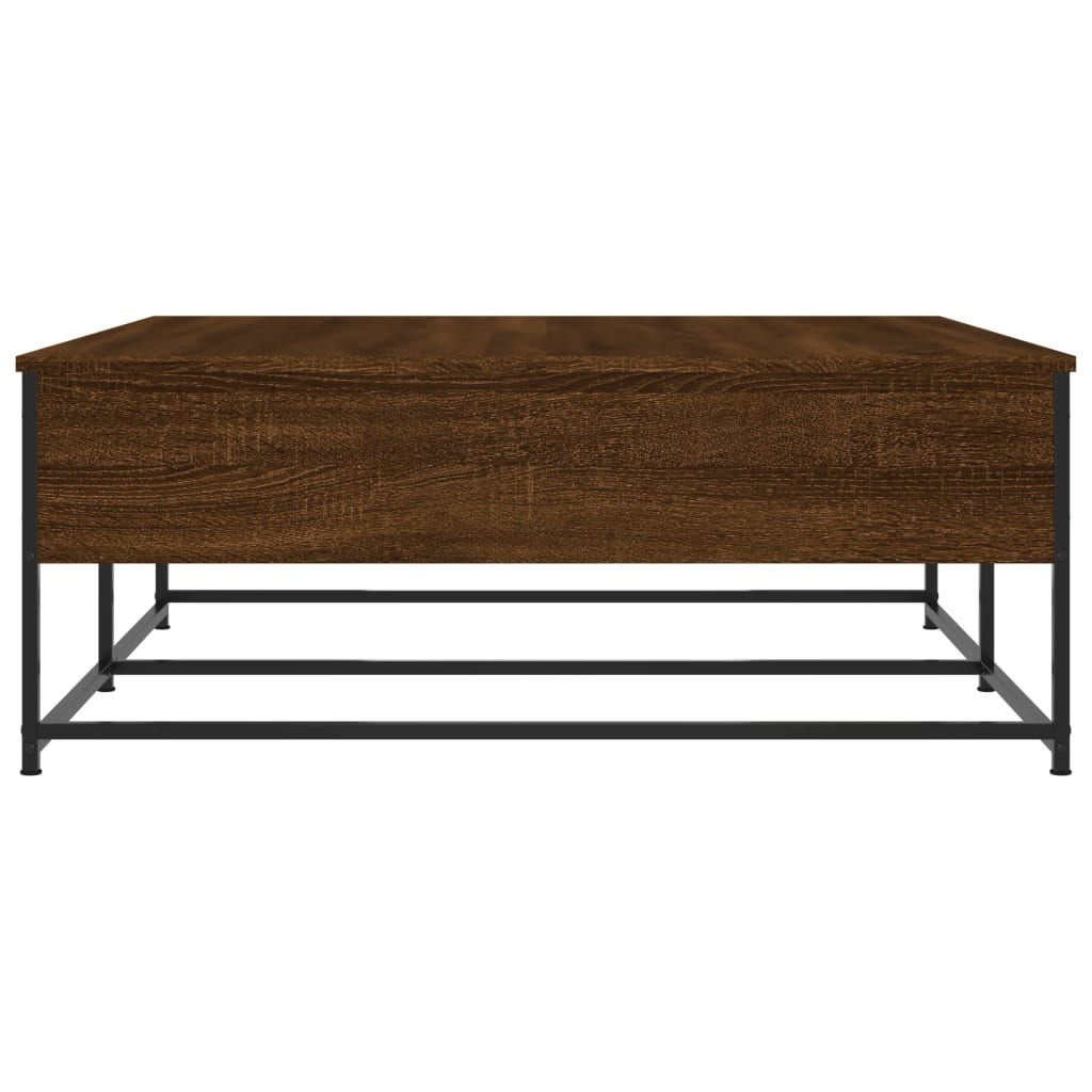 Tavolino Salotto Rovere Marrone 100x99x40 cm Legno Multistrato | homemem39