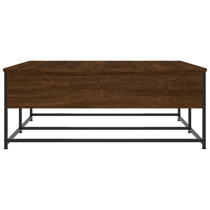 Tavolino Salotto Rovere Marrone 100x99x40 cm Legno Multistrato | homemem39