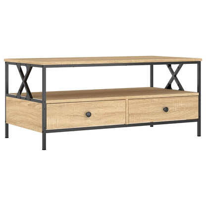 Tavolino da Salotto Rovere Sonoma 100x51x45cm Legno Multistrato