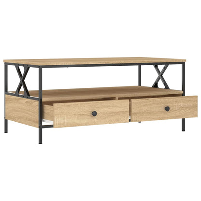 Tavolino da Salotto Rovere Sonoma 100x51x45cm Legno Multistrato | homemem39