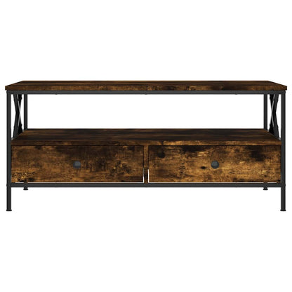 Tavolino da Salotto Rovere Fumo 100x51x45 cm Legno Multistrato | homemem39
