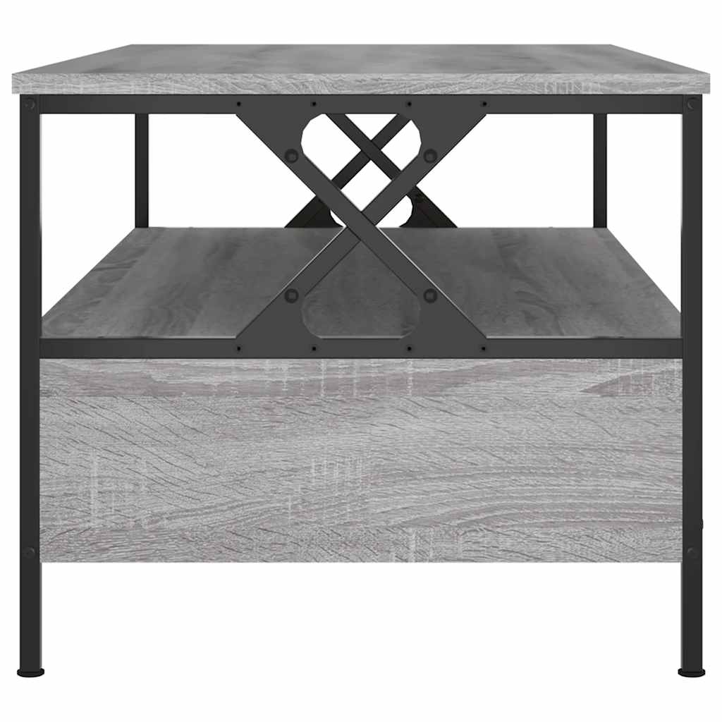 Tavolino da Salotto Grigio Sonoma 100x51x45cm Legno Multistrato | homemem39