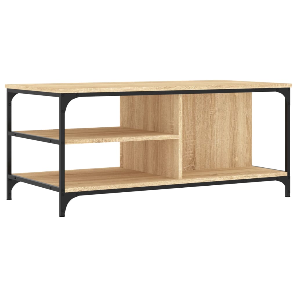 Tavolino da Salotto Rovere Sonoma 100x50x45cm Legno Multistrato | homemem39