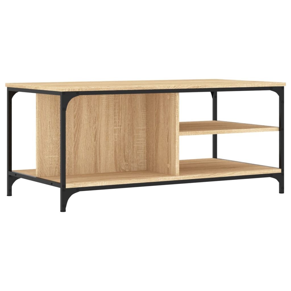 Tavolino da Salotto Rovere Sonoma 100x50x45cm Legno Multistrato | homemem39