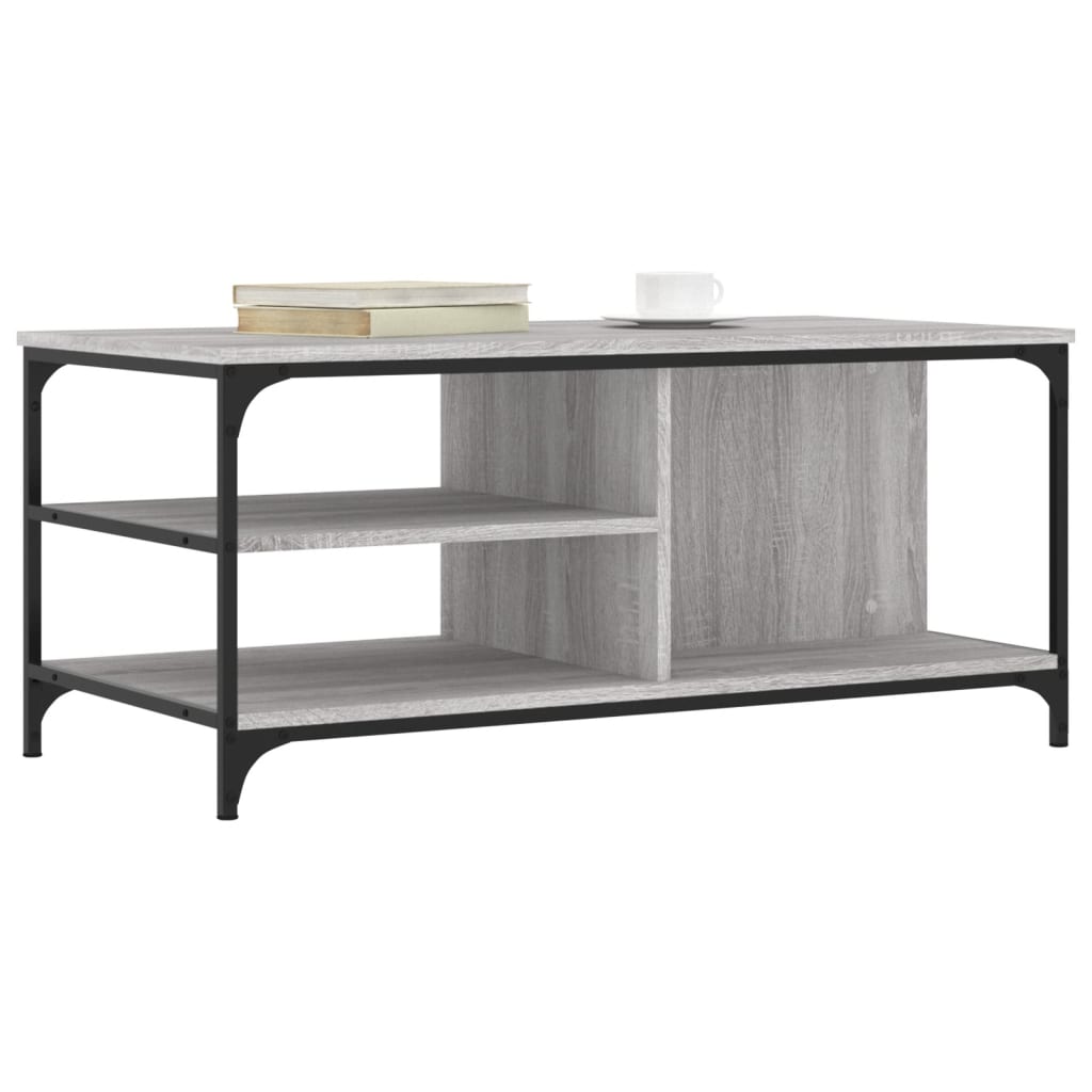 Tavolino da Salotto grigio sonoma 100x50x45cm Legno Multistrato | homemem39
