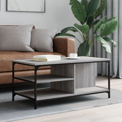 Tavolino da Salotto grigio sonoma 100x50x45cm Legno Multistrato | homemem39