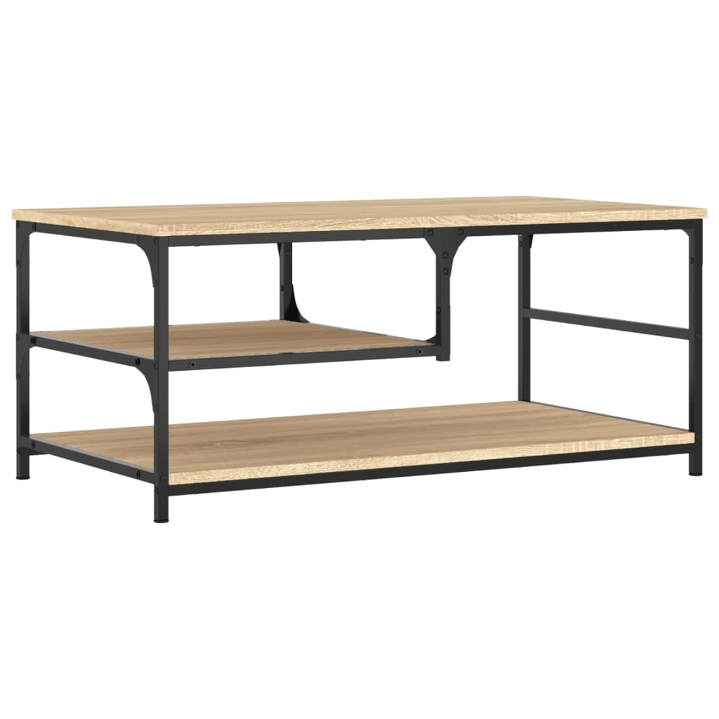Tavolino da Salotto Rovere Sonoma 90x49x40 cm Legno Multistrato | homemem39