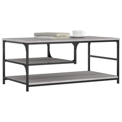 Tavolino da Salotto Grigio Sonoma 90x49x40 cm Legno Multistrato | homemem39