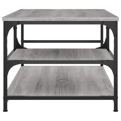 Tavolino da Salotto Grigio Sonoma 90x49x40 cm Legno Multistrato | homemem39
