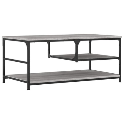 Tavolino da Salotto Grigio Sonoma 90x49x40 cm Legno Multistrato | homemem39