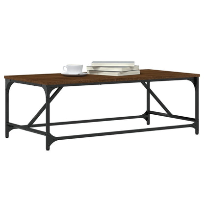 Tavolino da Salotto Rovere Marrone100x50x35cm Legno Multistrato | homemem39