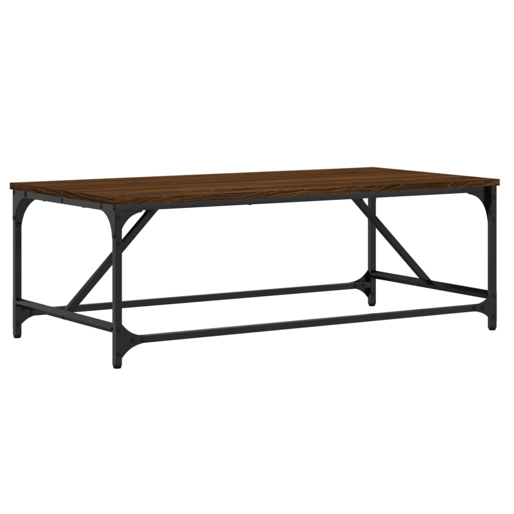 Tavolino da Salotto Rovere Marrone100x50x35cm Legno Multistrato | homemem39