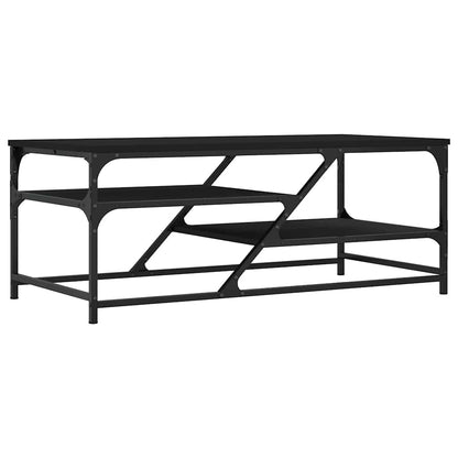 Tavolino da Salotto Nero 100x49x40 cm in Legno Multistrato | homemem39