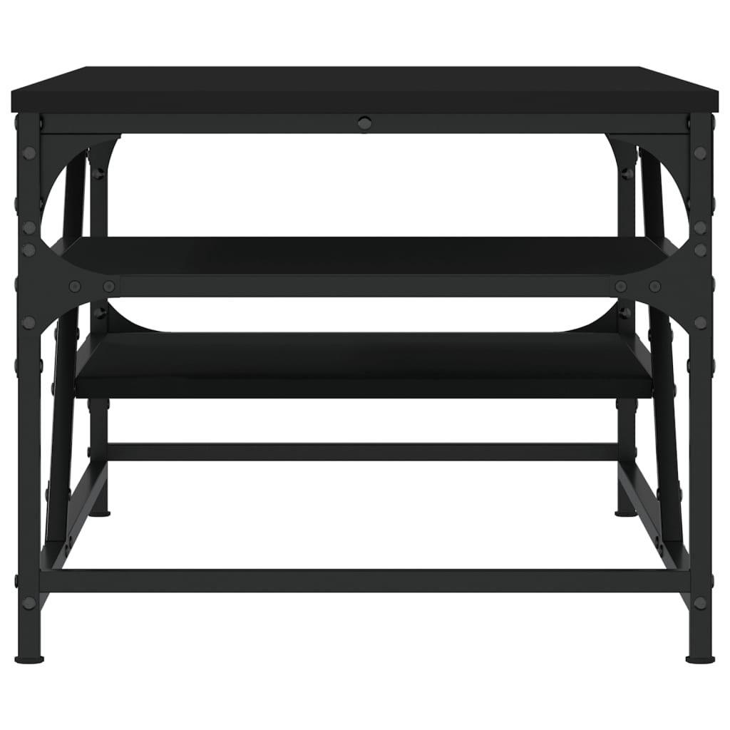 Tavolino da Salotto Nero 100x49x40 cm in Legno Multistrato | homemem39