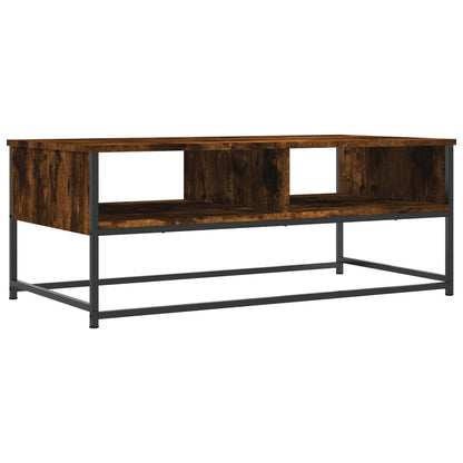 Tavolino da Salotto Rovere Fumo 100x51x40 cm Legno Multistrato | homemem39