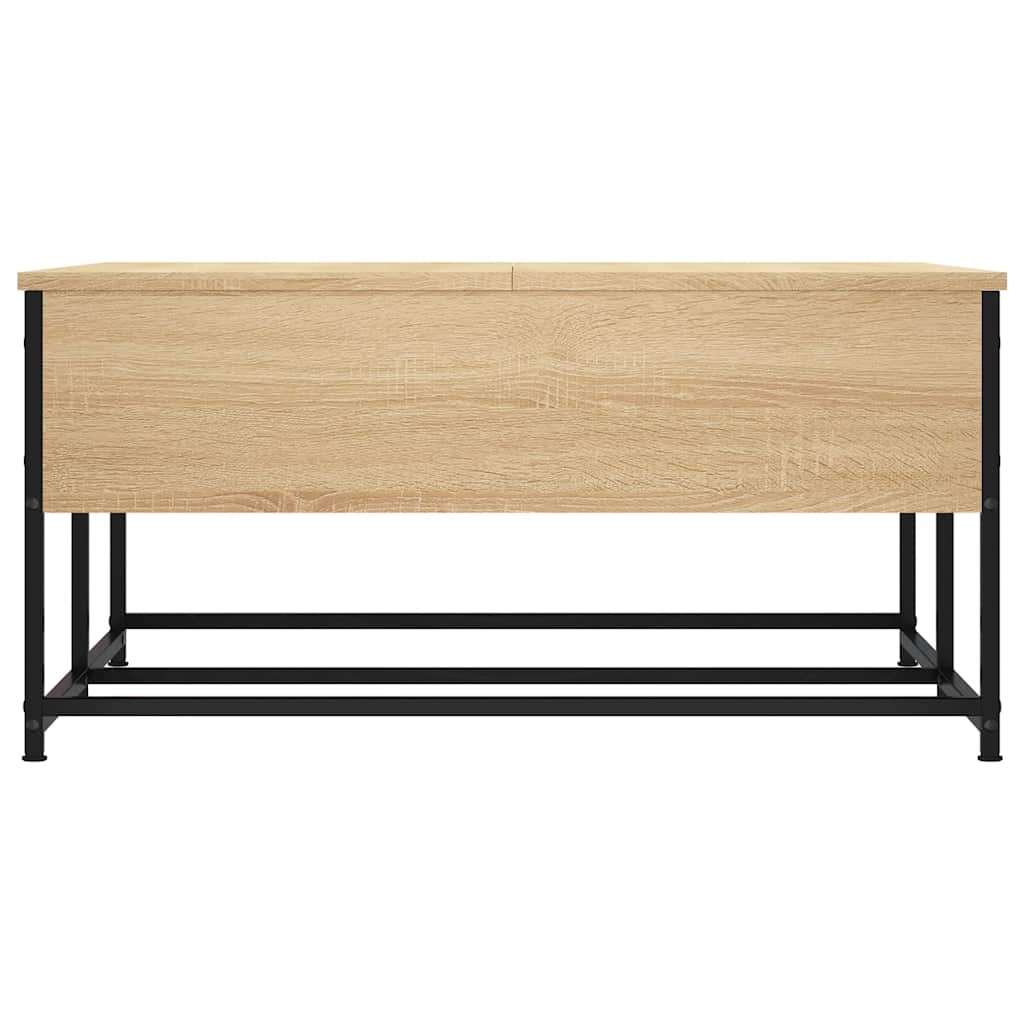 Tavolino da Salotto Rovere Sonoma 80x80x40 cm Legno Multistrato