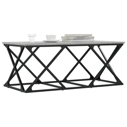 Tavolino da Salotto Grigio Sonoma 100x49x40cm Legno Multistrato | homemem39