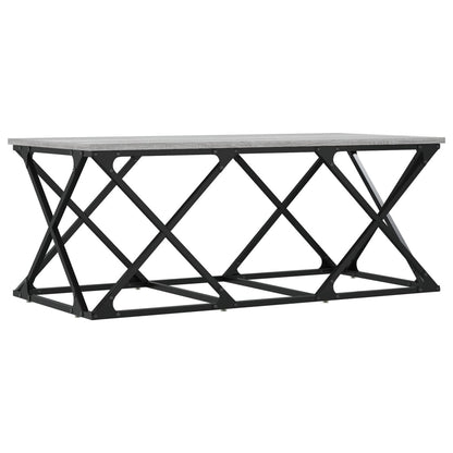 Tavolino da Salotto Grigio Sonoma 100x49x40cm Legno Multistrato | homemem39