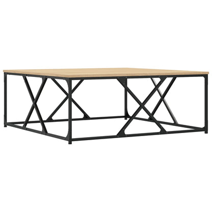 Tavolino Salotto Rovere Sonoma 100x100x40 cm Legno Multistrato | homemem39