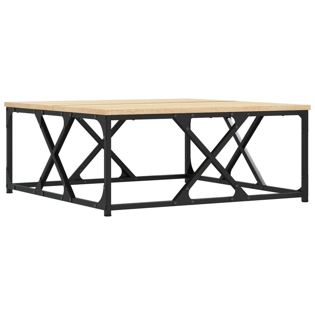 Tavolino da Salotto Rovere Sonoma 70x70x30 cm Legno Multistrato | homemem39
