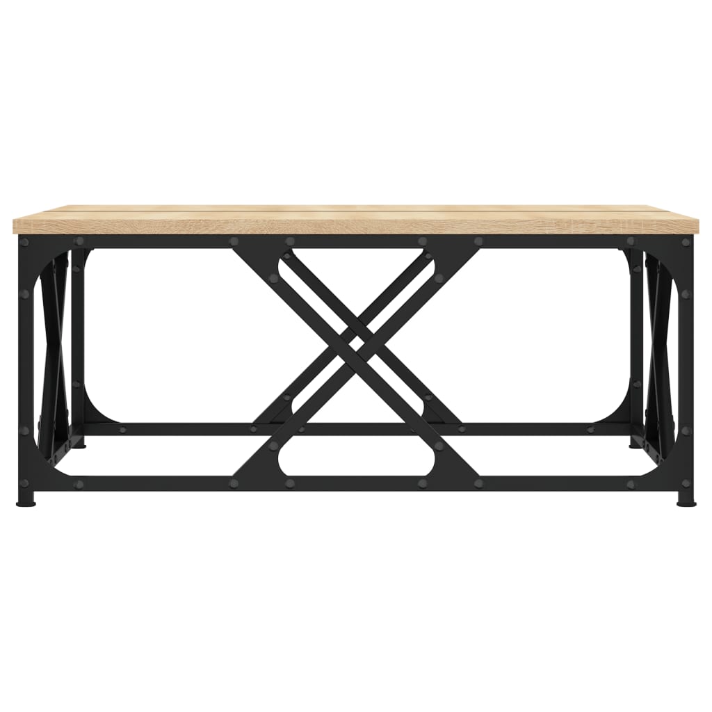 Tavolino da Salotto Rovere Sonoma 70x70x30 cm Legno Multistrato