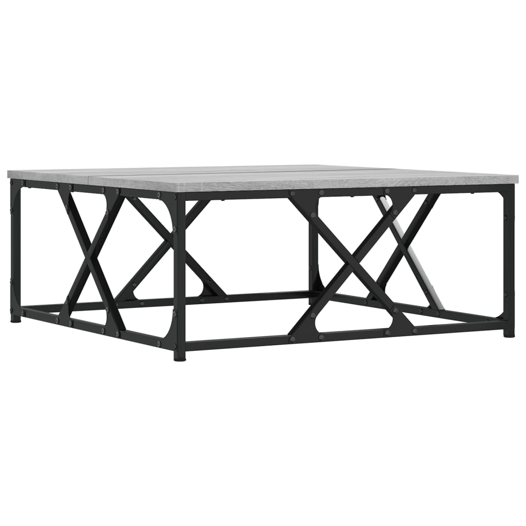 Tavolino da Salotto Grigio Sonoma 70x70x30 cm Legno Multistrato | homemem39
