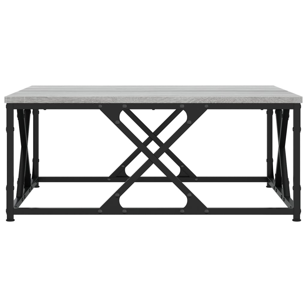 Tavolino da Salotto Grigio Sonoma 70x70x30 cm Legno Multistrato | homemem39