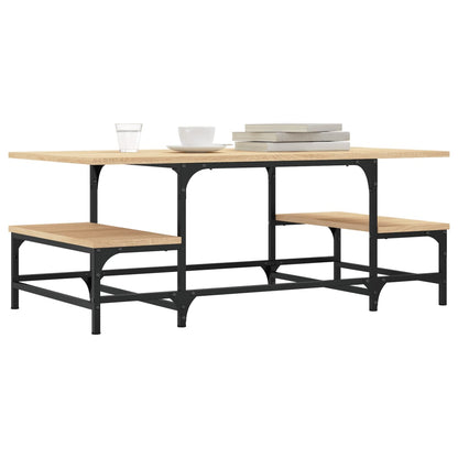 Tavolino Salotto Rovere Sonoma 100x50,5x40 cm Legno Multistrato | homemem39