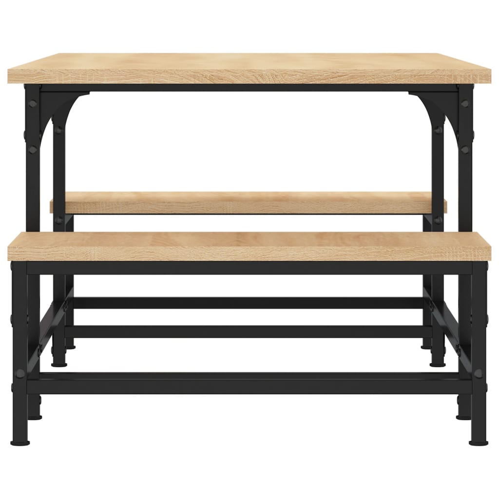 Tavolino Salotto Rovere Sonoma 100x50,5x40 cm Legno Multistrato | homemem39