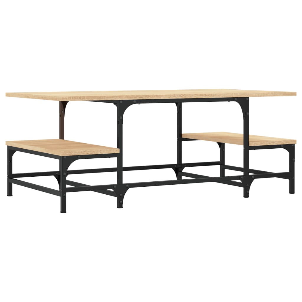 Tavolino Salotto Rovere Sonoma 100x50,5x40 cm Legno Multistrato | homemem39