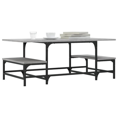 Tavolino Salotto Grigio Sonoma 100x50,5x40 cm Legno Multistrato | homemem39