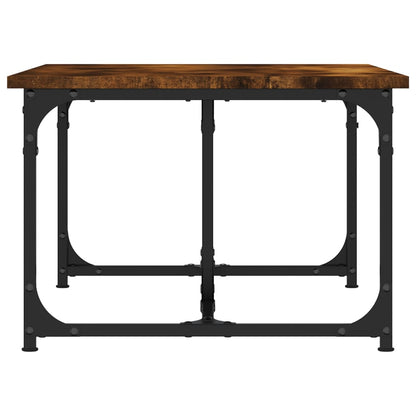 Tavolino da Salotto Rovere Fumo 90x50x35 cm Legno Multistrato | homemem39