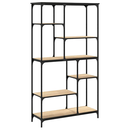 Libreria Rovere Sonoma 99x35,5x176 cm Legno Multistrato Acciaio | homemem39
