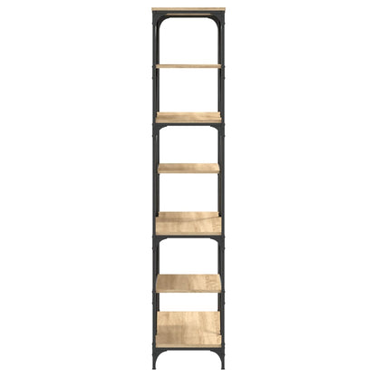 Libreria Rovere Sonoma 91x36x176 cm Legno Multistrato e Acciaio | homemem39